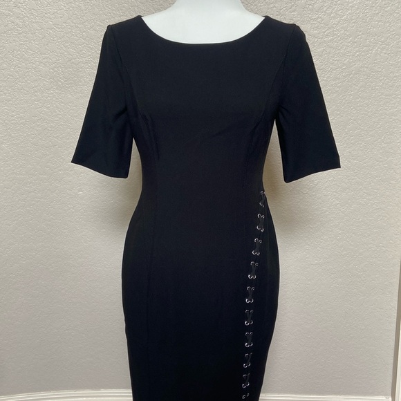 NWT Gorgeous Black Dress, size 4, from White House Black Market. - Picture 1 of 13
